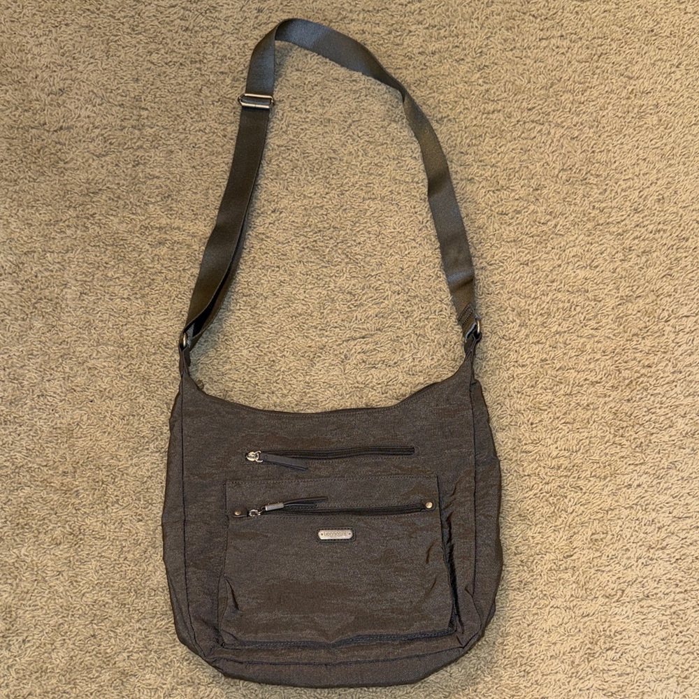 Stylish Gray Shoulder Bag - Baggallini - Picture 1 of 17